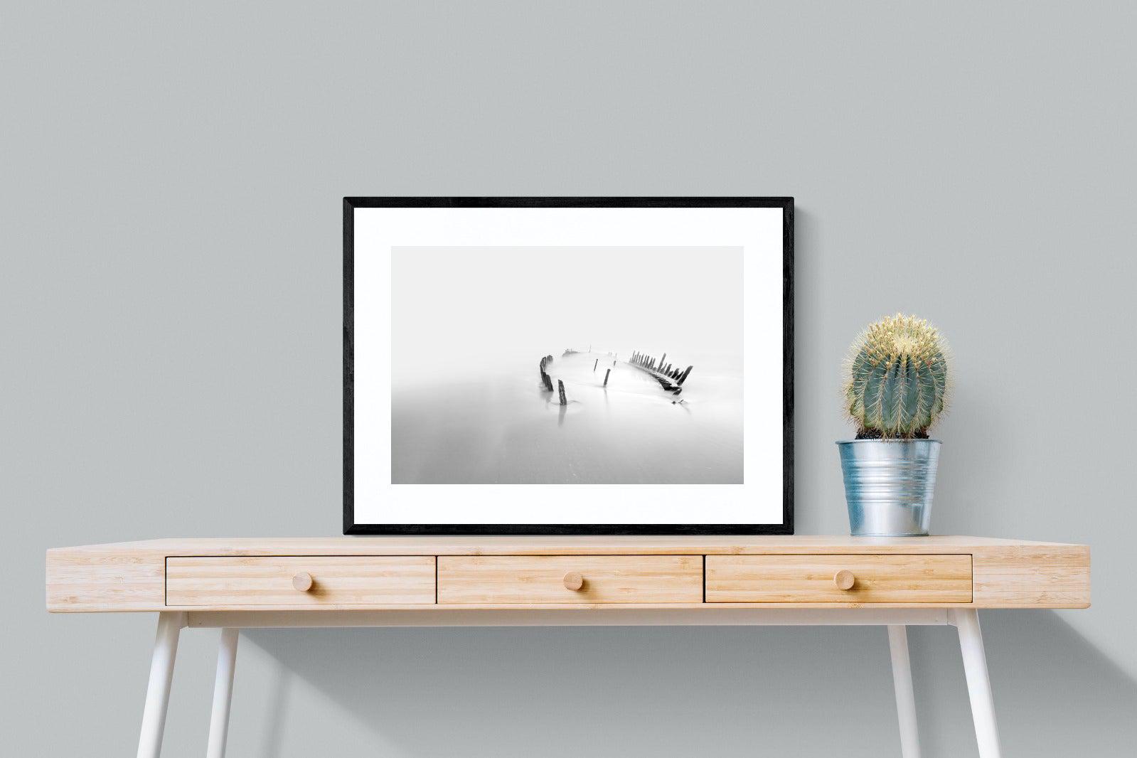 Misty Memory-Wall_Art-80 x 60cm-Framed Print-Black-Pixalot