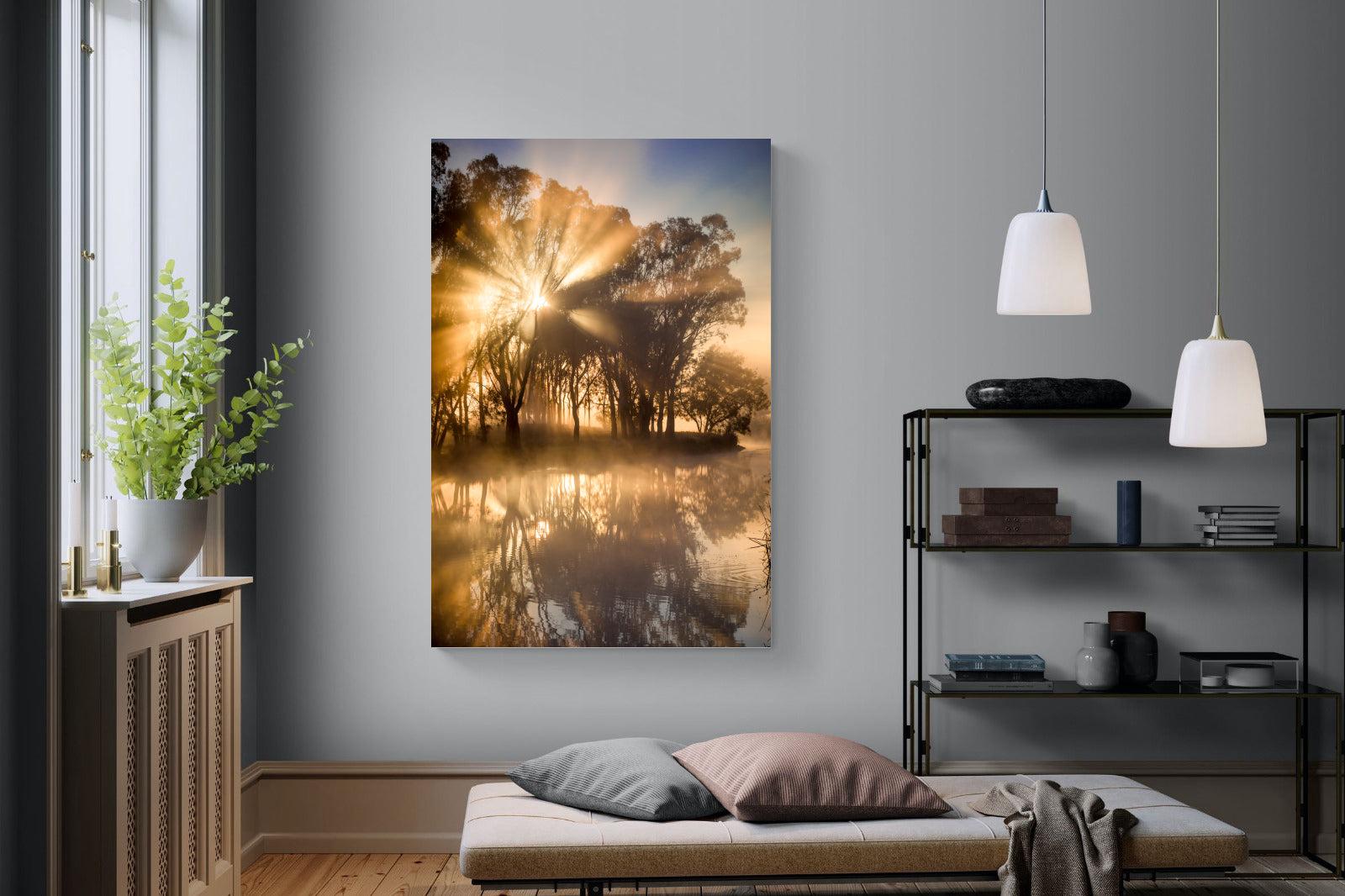 Misty Morning-Wall_Art-120 x 180cm-Mounted Canvas-No Frame-Pixalot