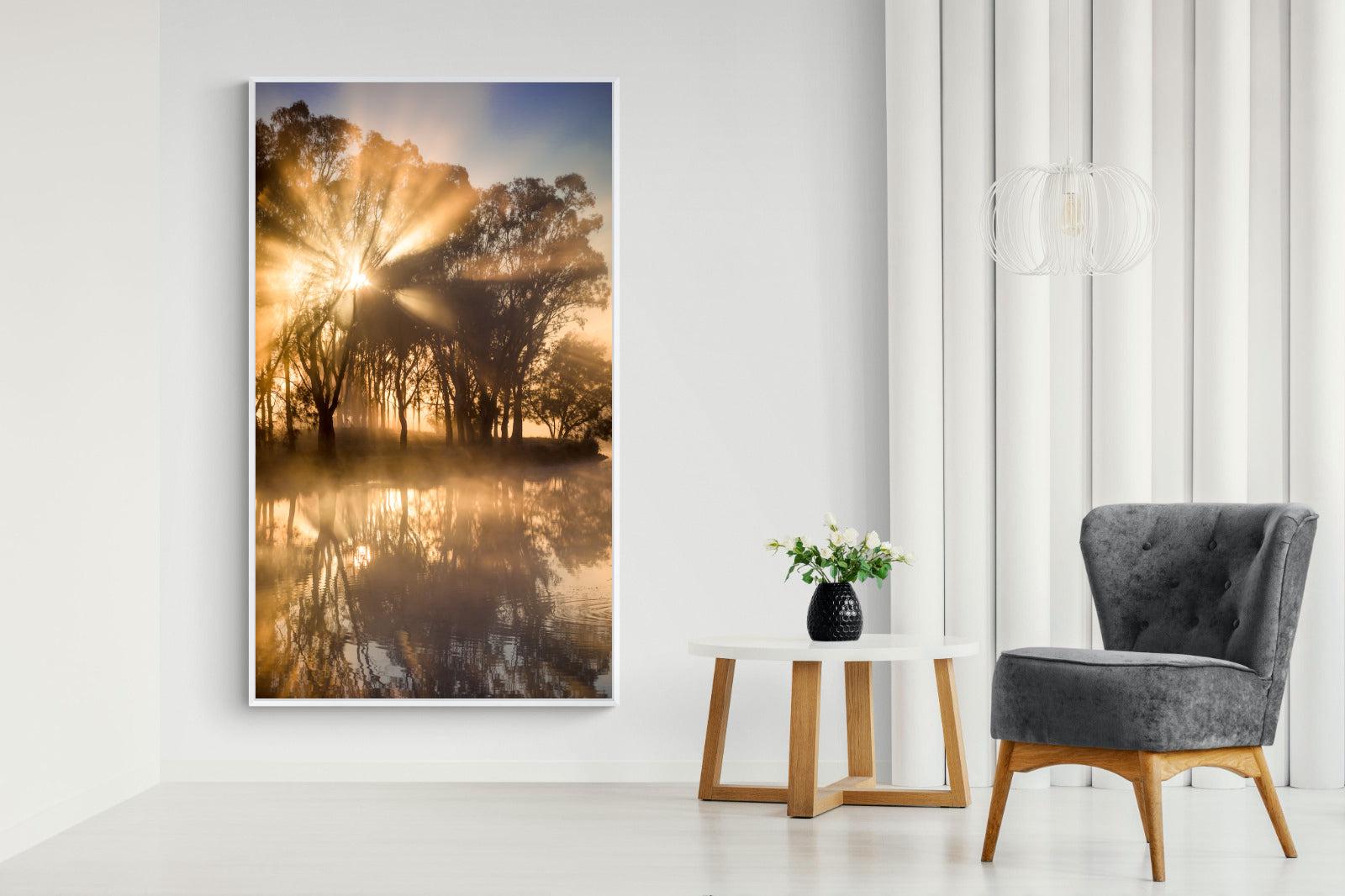 Misty Morning-Wall_Art-130 x 220cm-Mounted Canvas-White-Pixalot