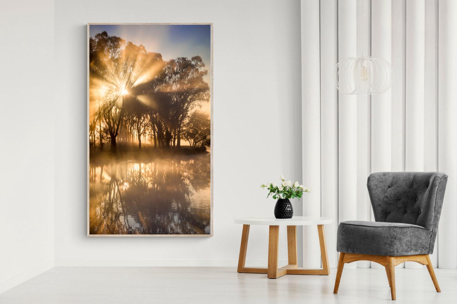 Misty Morning-Wall_Art-130 x 220cm-Mounted Canvas-Wood-Pixalot