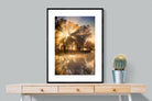 Misty Morning-Wall_Art-75 x 100cm-Framed Print-Black-Pixalot