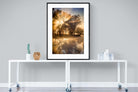Misty Morning-Wall_Art-90 x 120cm-Framed Print-Black-Pixalot