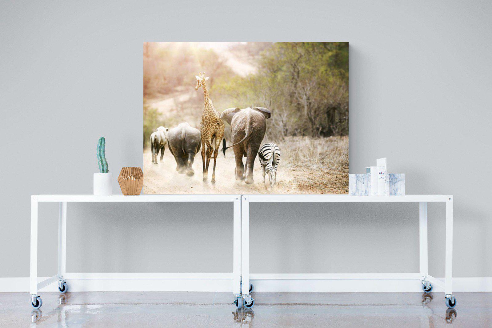 Mixed Family-Wall_Art-120 x 90cm-Mounted Canvas-No Frame-Pixalot
