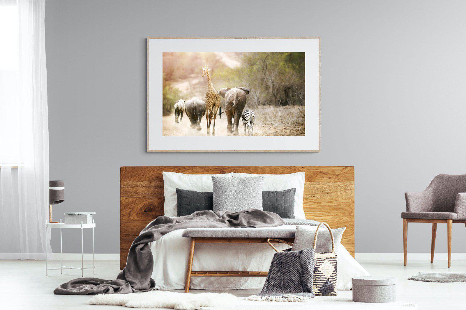 Mixed Family-Wall_Art-150 x 100cm-Framed Print-Wood-Pixalot