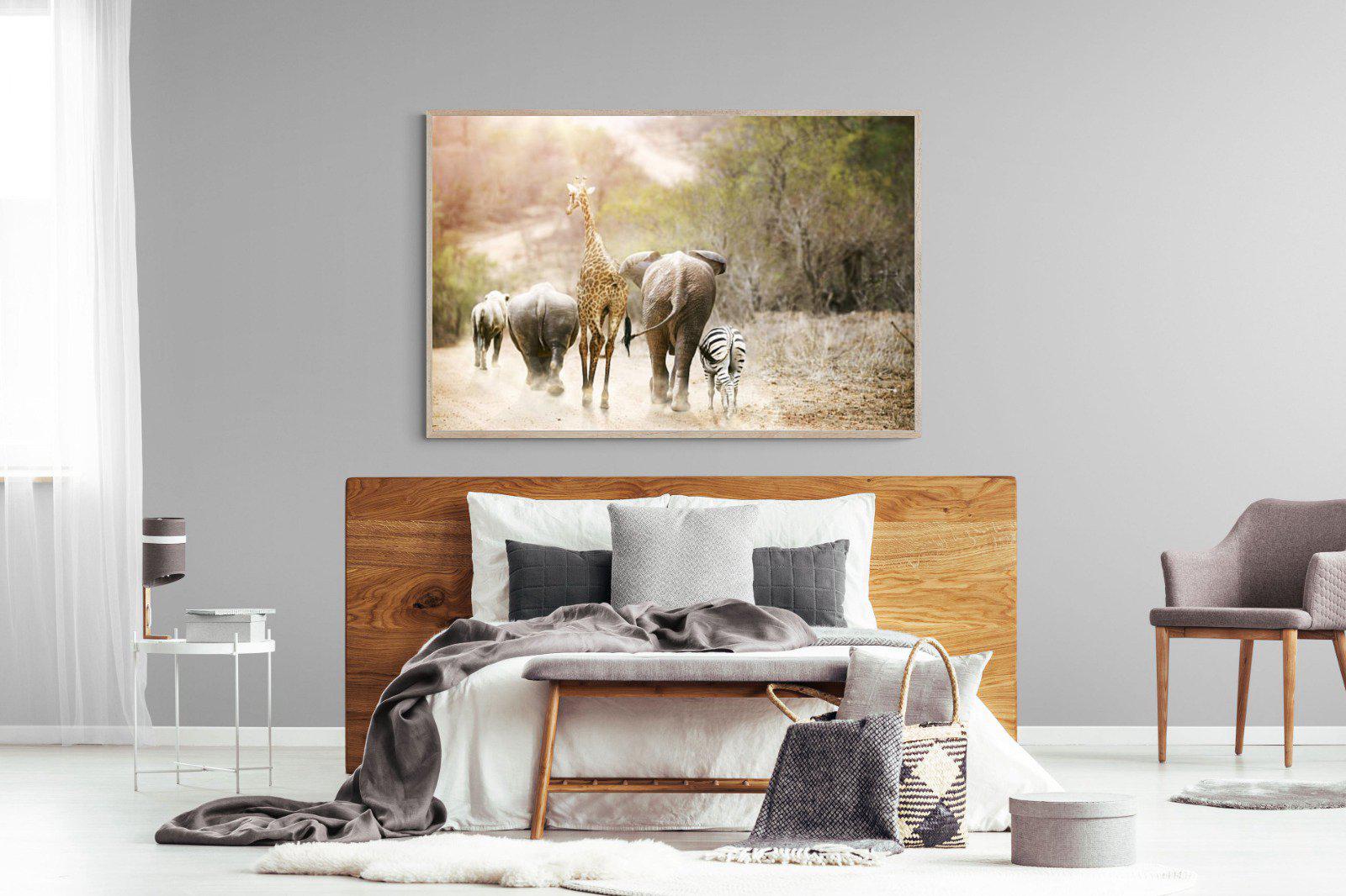 Mixed Family-Wall_Art-150 x 100cm-Mounted Canvas-Wood-Pixalot
