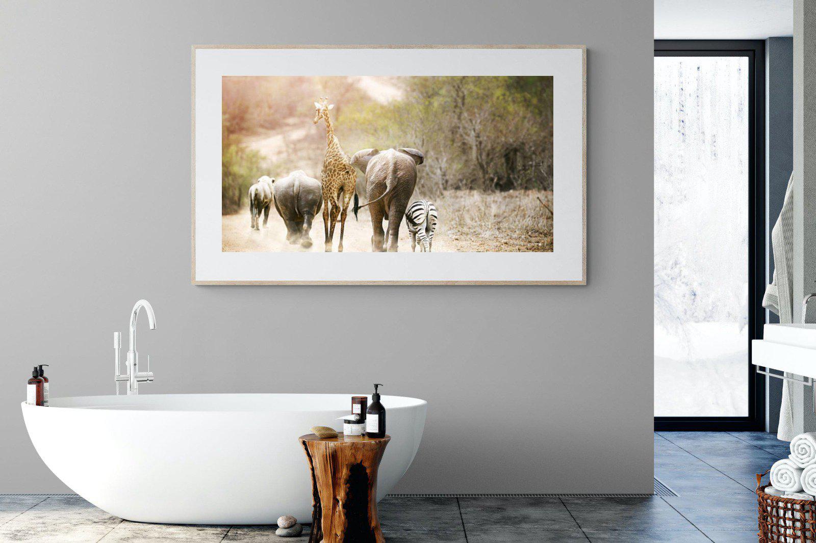 Mixed Family-Wall_Art-180 x 110cm-Framed Print-Wood-Pixalot