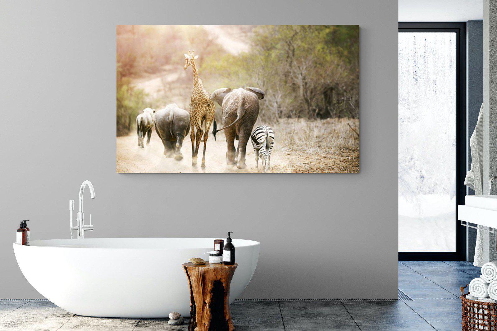 Mixed Family-Wall_Art-180 x 110cm-Mounted Canvas-No Frame-Pixalot