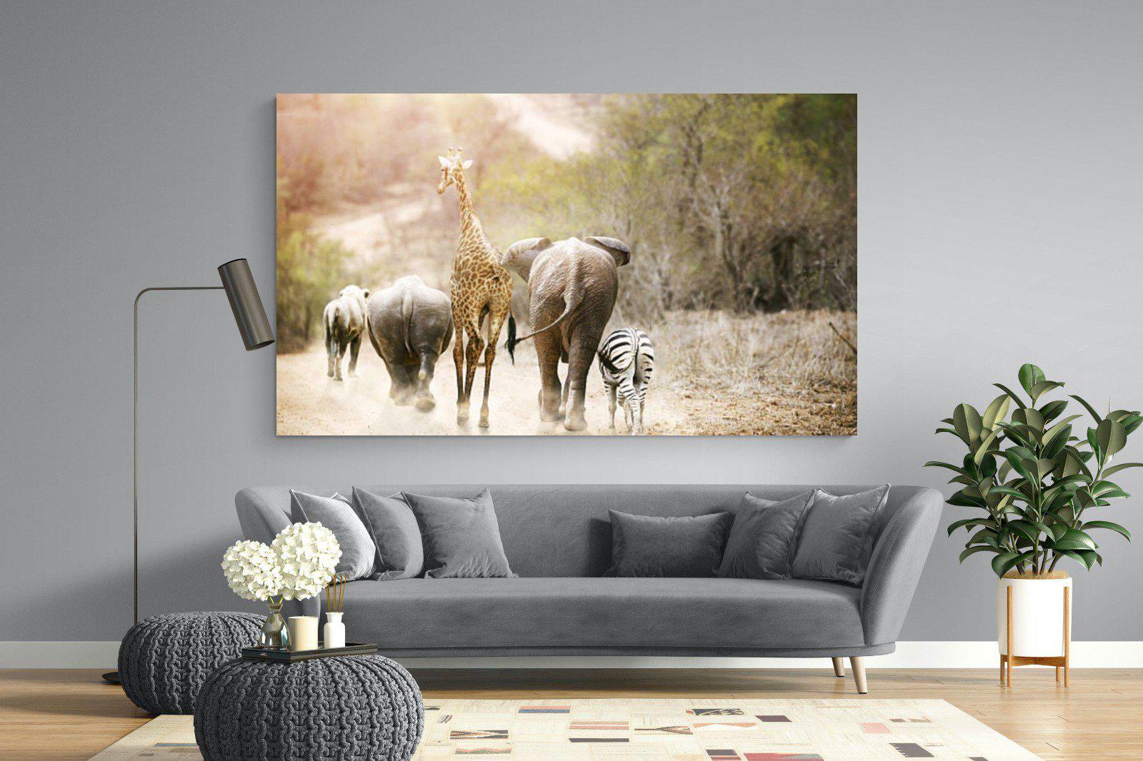 Mixed Family-Wall_Art-220 x 130cm-Mounted Canvas-No Frame-Pixalot