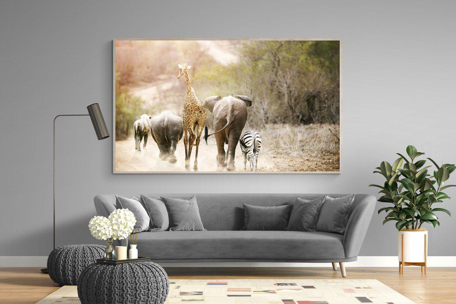 Mixed Family-Wall_Art-220 x 130cm-Mounted Canvas-Wood-Pixalot