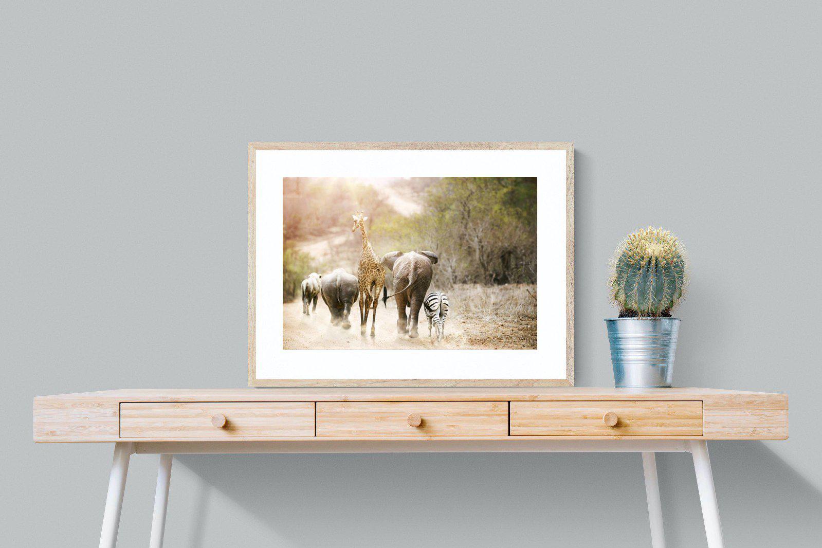 Mixed Family-Wall_Art-80 x 60cm-Framed Print-Wood-Pixalot