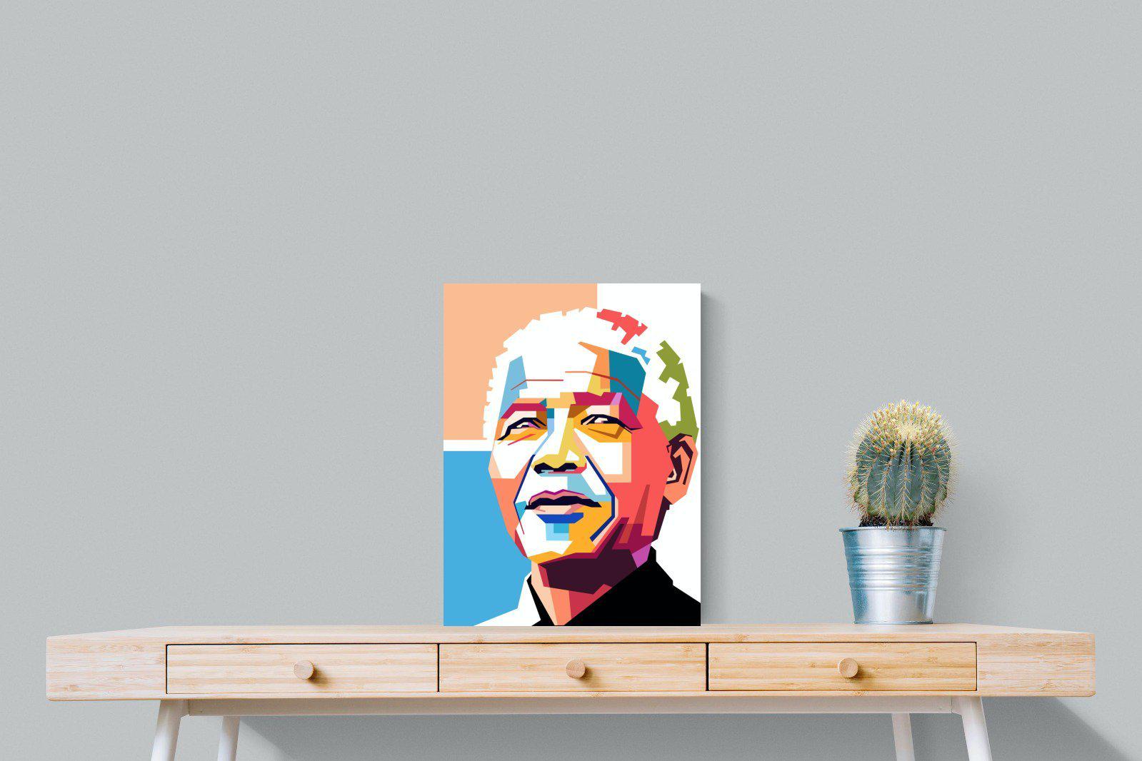 Modern Madiba-Wall_Art-45 x 60cm-Mounted Canvas-No Frame-Pixalot