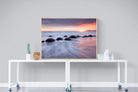 Moeraki Boulders-Wall_Art-120 x 90cm-Mounted Canvas-Wood-Pixalot