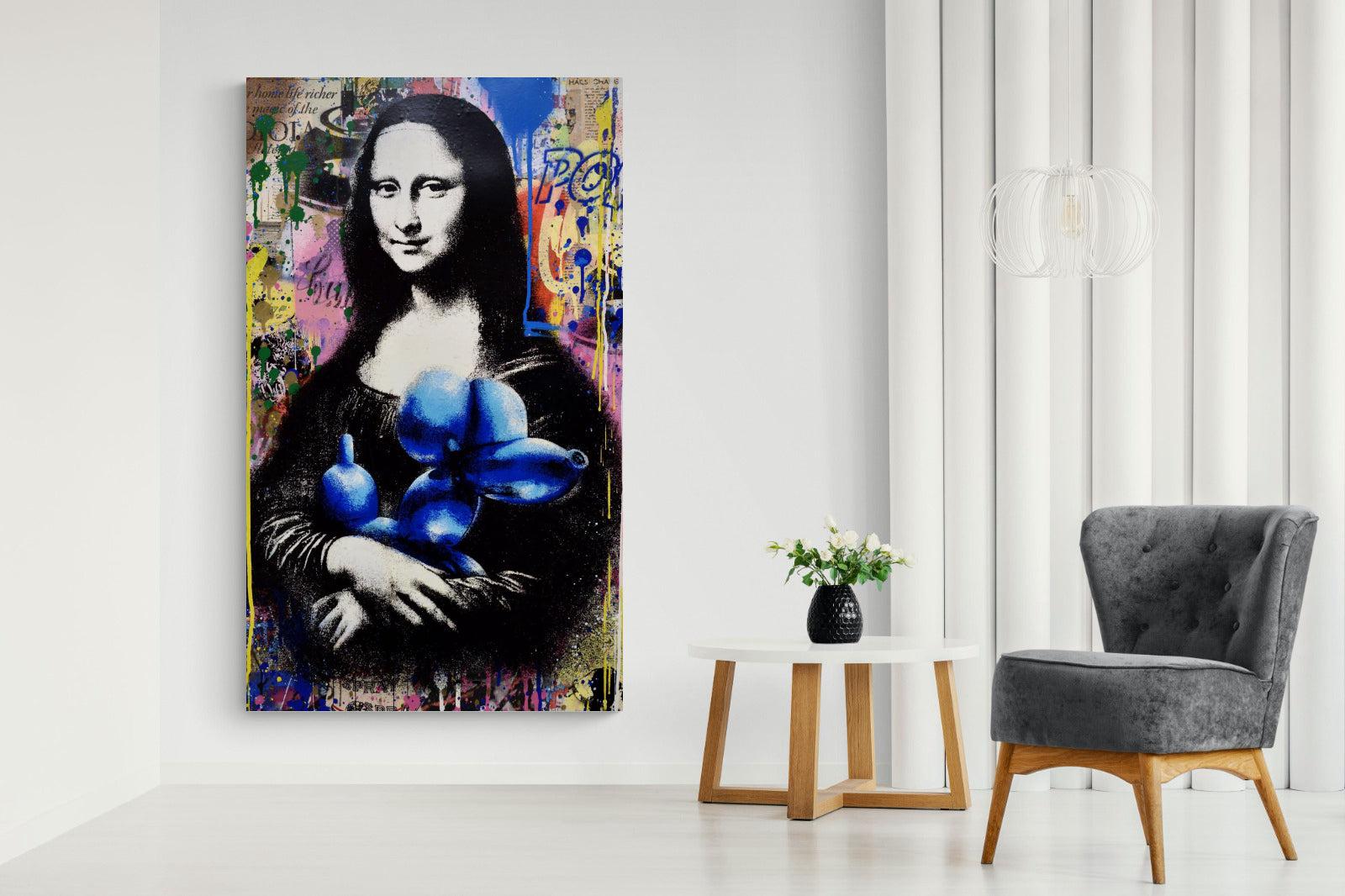Mona Lisa Pop Art-Wall_Art-130 x 220cm-Mounted Canvas-No Frame-Pixalot