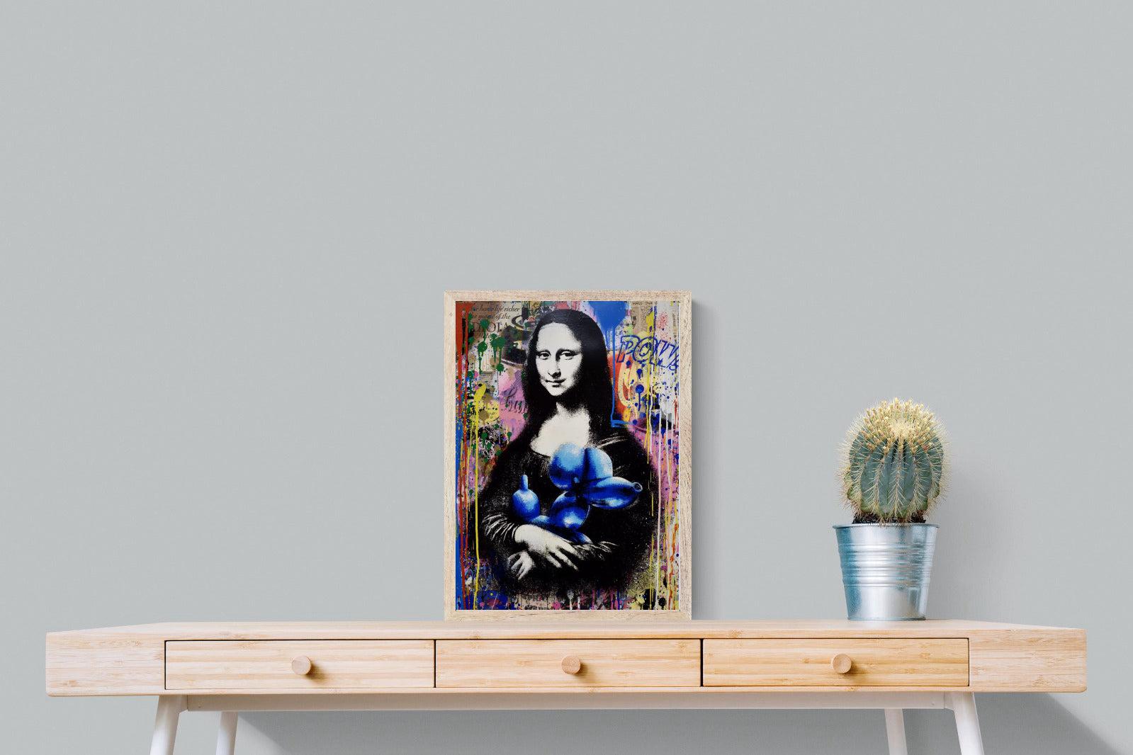 Mona Lisa Pop Art-Wall_Art-45 x 60cm-Mounted Canvas-Wood-Pixalot