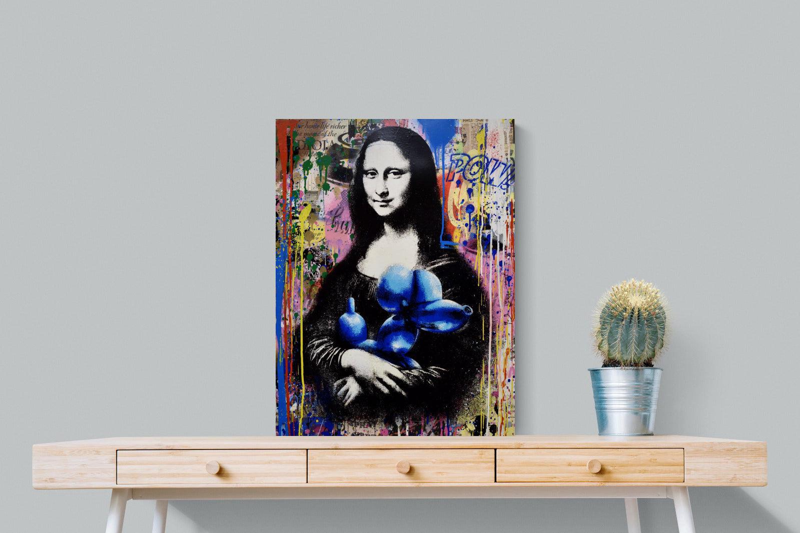 Mona Lisa Pop Art-Wall_Art-60 x 80cm-Mounted Canvas-No Frame-Pixalot