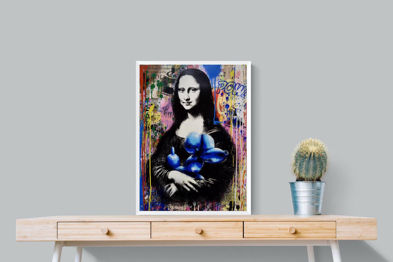 Mona Lisa Pop Art-Wall_Art-60 x 80cm-Mounted Canvas-White-Pixalot
