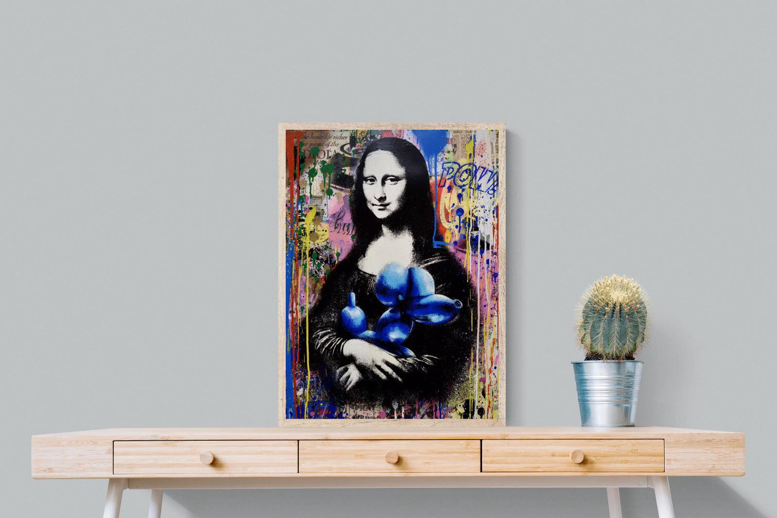 Mona Lisa Pop Art-Wall_Art-60 x 80cm-Mounted Canvas-Wood-Pixalot