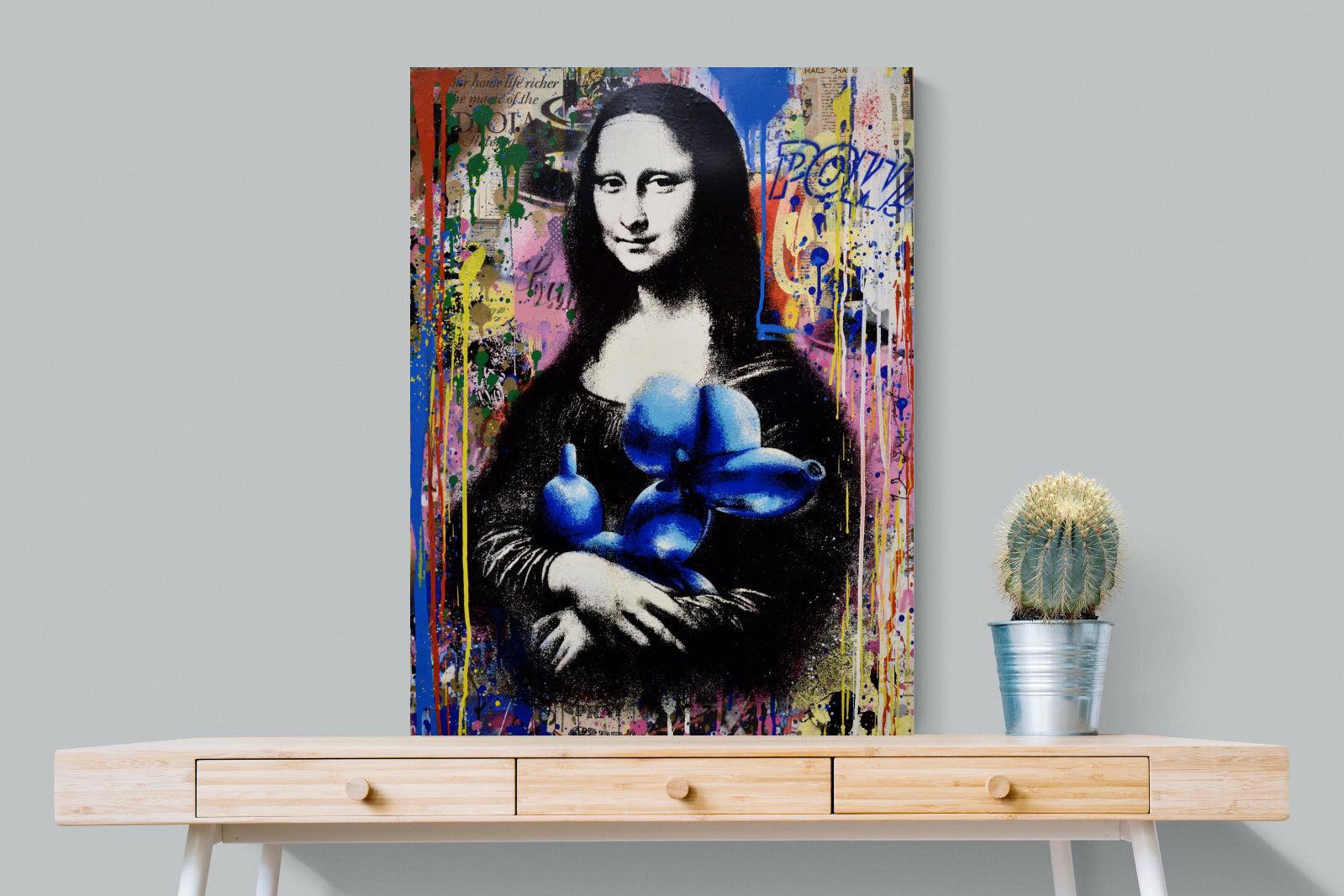 Mona Lisa Pop Art-Wall_Art-75 x 100cm-Mounted Canvas-No Frame-Pixalot