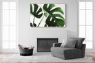 Monstera-Wall_Art-150 x 100cm-Mounted Canvas-Wood-Pixalot