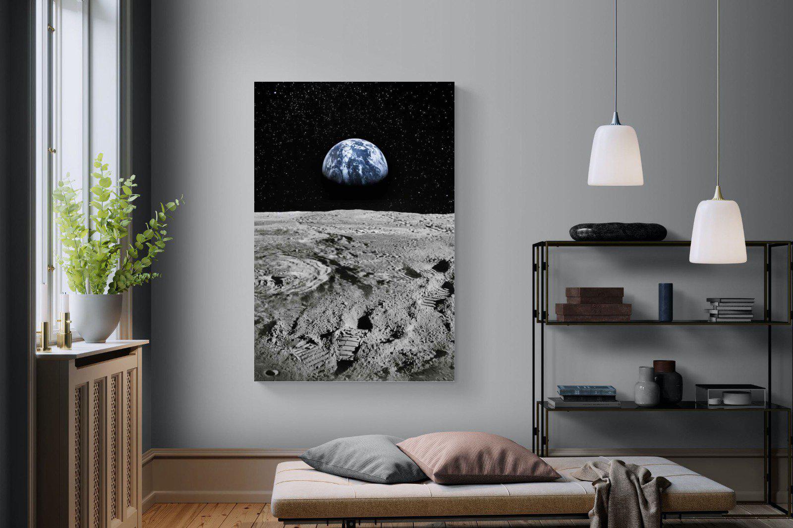 Moon Landing-Wall_Art-120 x 180cm-Mounted Canvas-No Frame-Pixalot