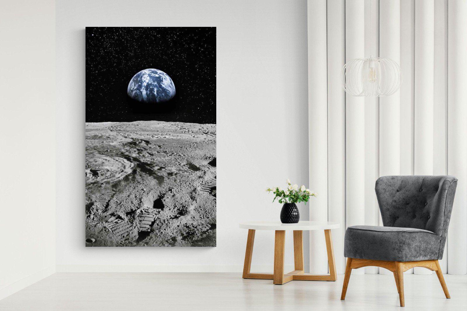 Moon Landing-Wall_Art-130 x 220cm-Mounted Canvas-No Frame-Pixalot