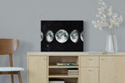 Moon Phases-Wall_Art-60 x 45cm-Mounted Canvas-No Frame-Pixalot