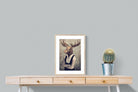 Moose Head-Wall_Art-45 x 60cm-Framed Print-Wood-Pixalot