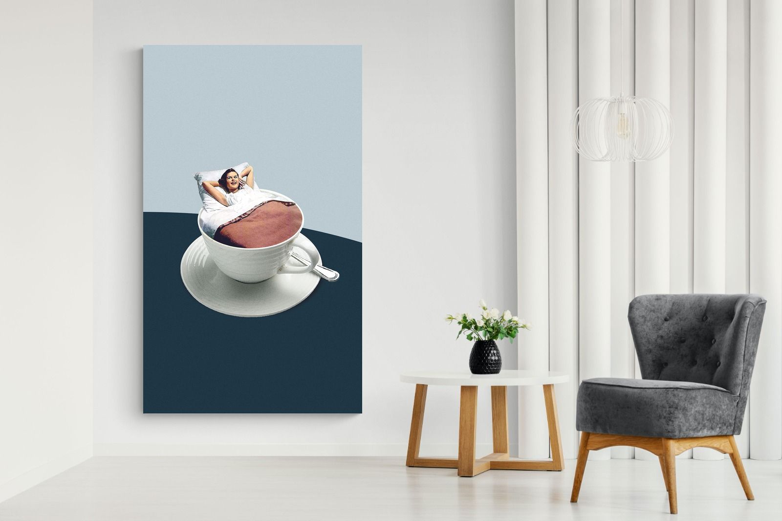 Morning Ritual-Wall_Art-130 x 220cm-Mounted Canvas-No Frame-Pixalot