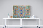 Moroccan Tiles-Wall_Art-120 x 90cm-Mounted Canvas-Wood-Pixalot