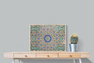 Moroccan Tiles-Wall_Art-80 x 60cm-Mounted Canvas-Wood-Pixalot