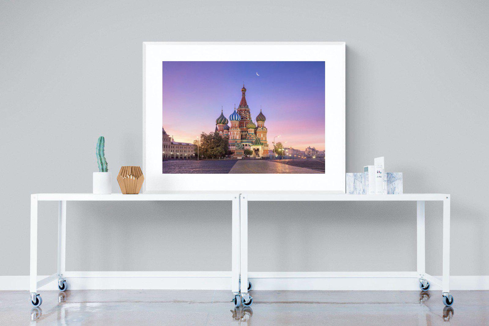 Moscow-Wall_Art-120 x 90cm-Framed Print-White-Pixalot