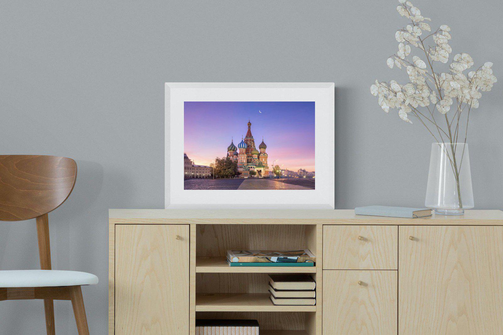 Moscow-Wall_Art-60 x 45cm-Framed Print-White-Pixalot