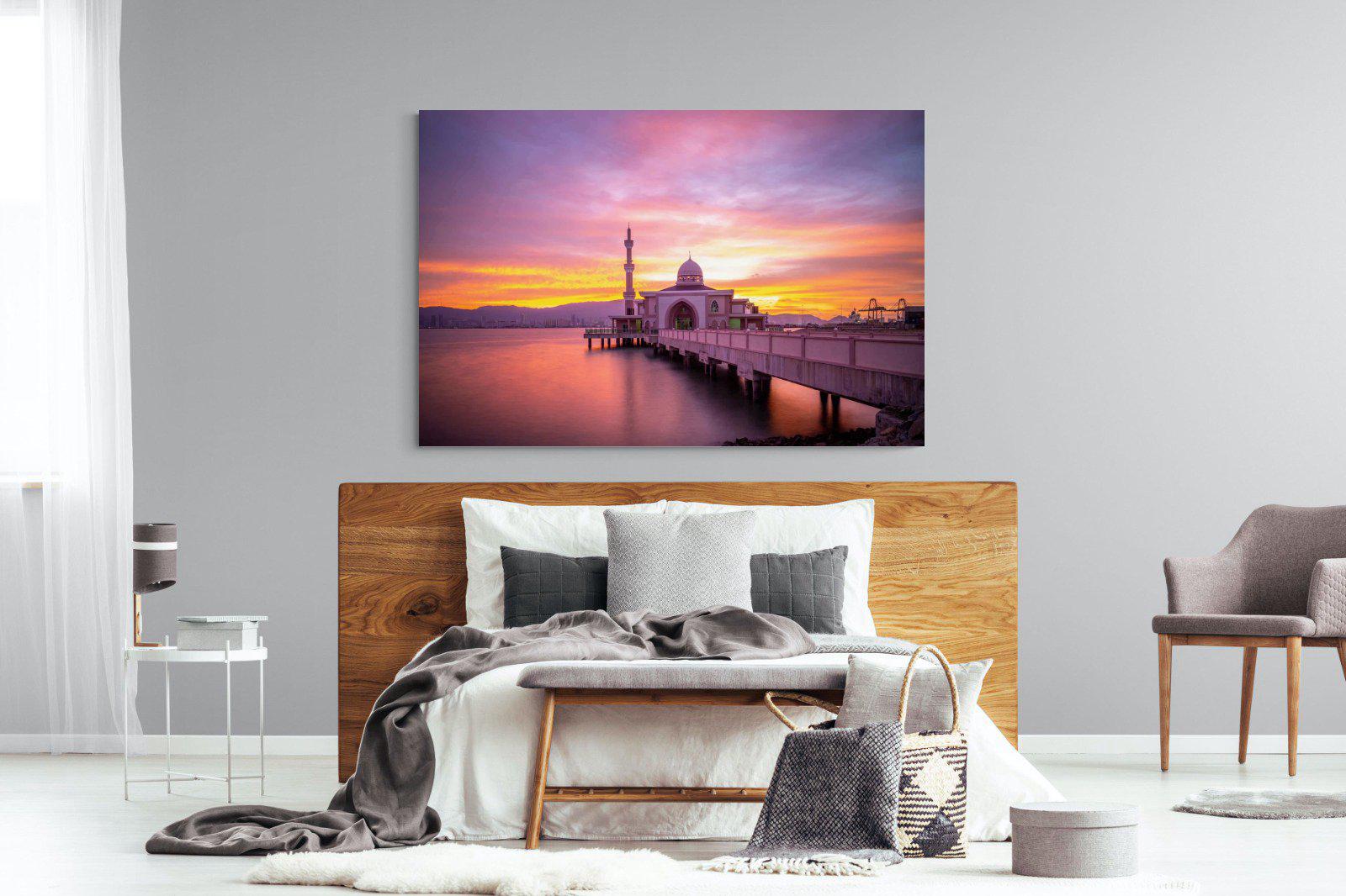 Mosque-Wall_Art-150 x 100cm-Mounted Canvas-No Frame-Pixalot