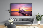 Mosque-Wall_Art-220 x 130cm-Mounted Canvas-Black-Pixalot