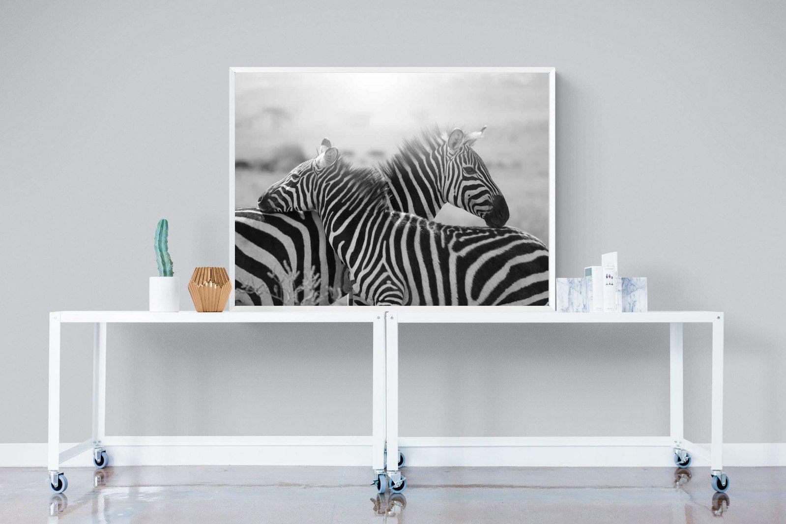 Mother & Foal-Wall_Art-120 x 90cm-Mounted Canvas-White-Pixalot