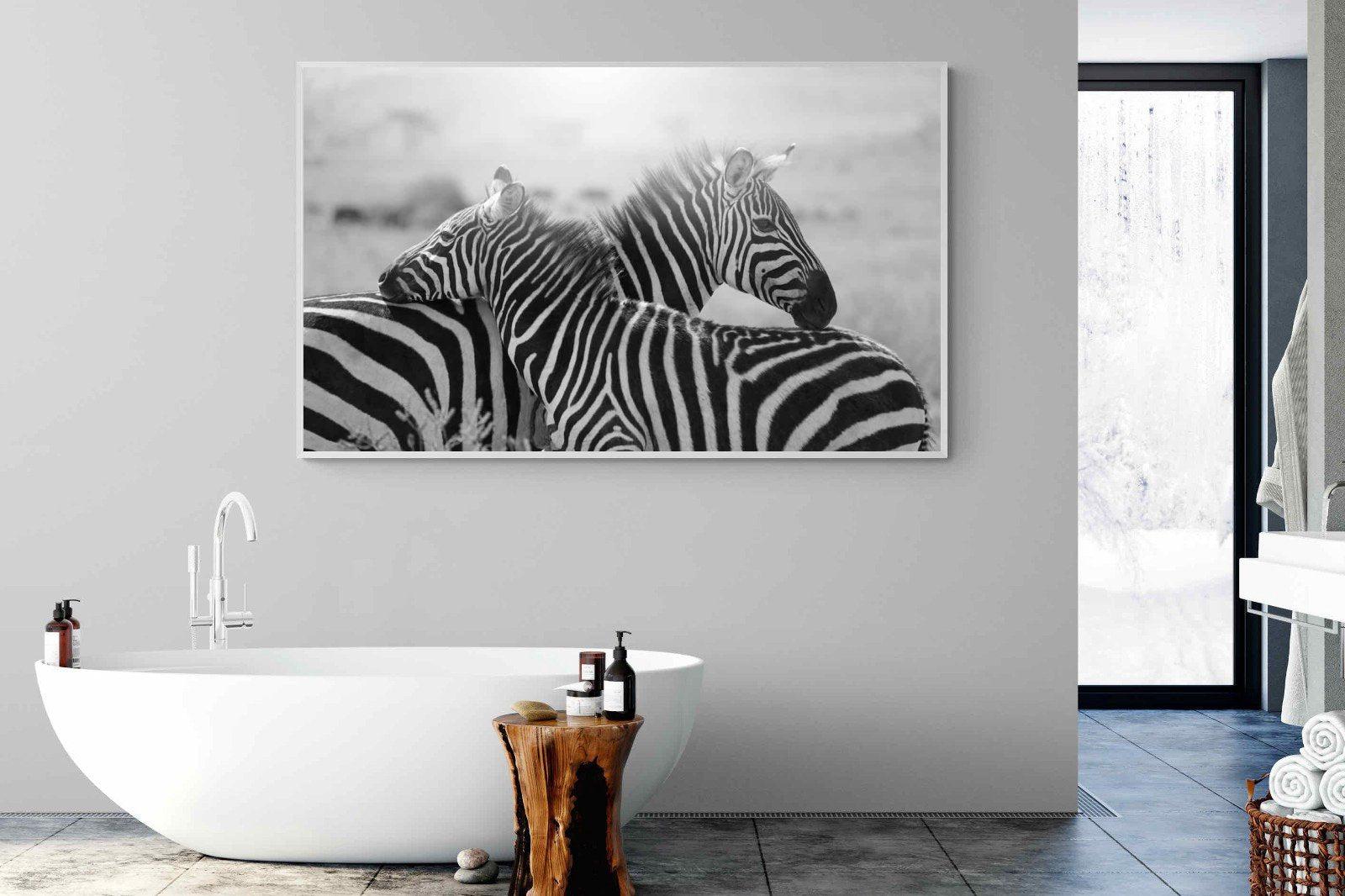 Mother & Foal-Wall_Art-180 x 110cm-Mounted Canvas-White-Pixalot