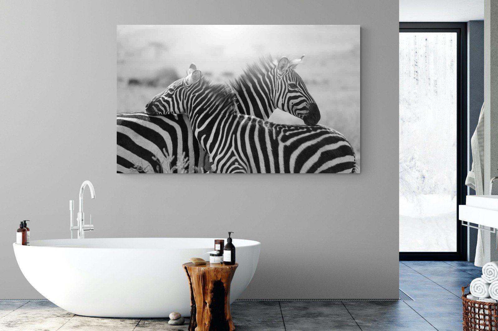 Mother & Foal-Wall_Art-180 x 110cm-Mounted Canvas-No Frame-Pixalot
