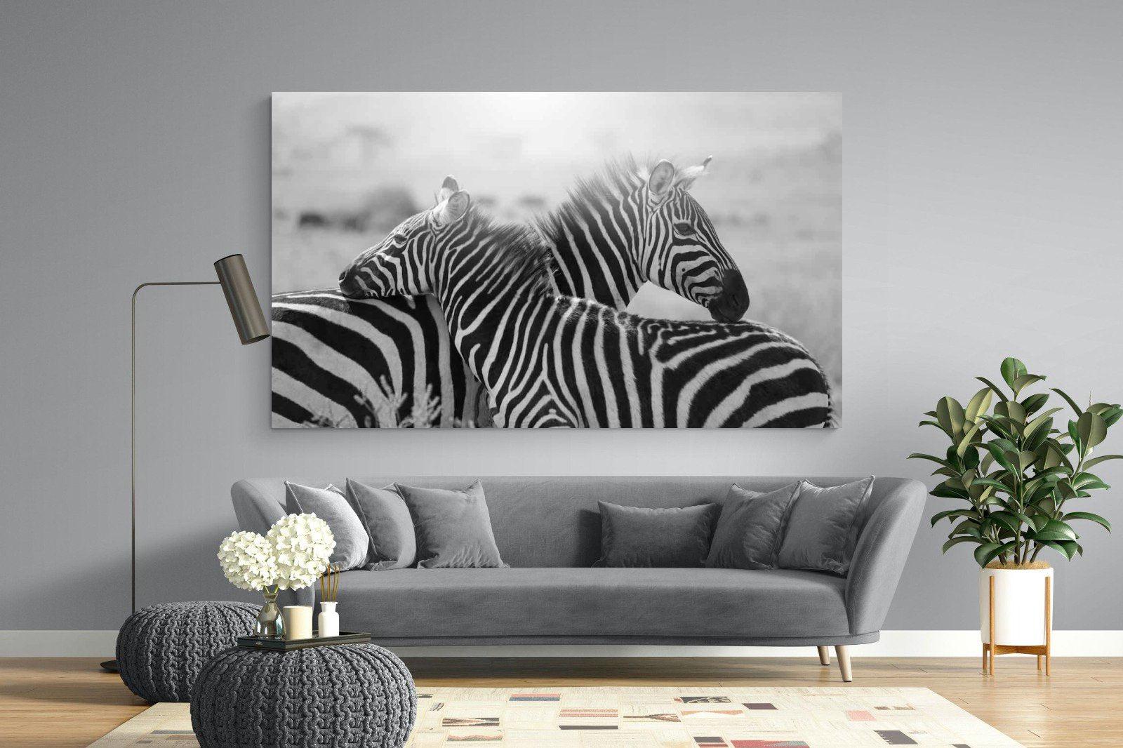 Mother & Foal-Wall_Art-220 x 130cm-Mounted Canvas-No Frame-Pixalot