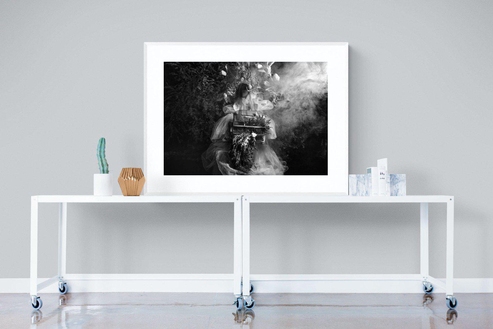 Mother Nature-Wall_Art-120 x 90cm-Framed Print-White-Pixalot