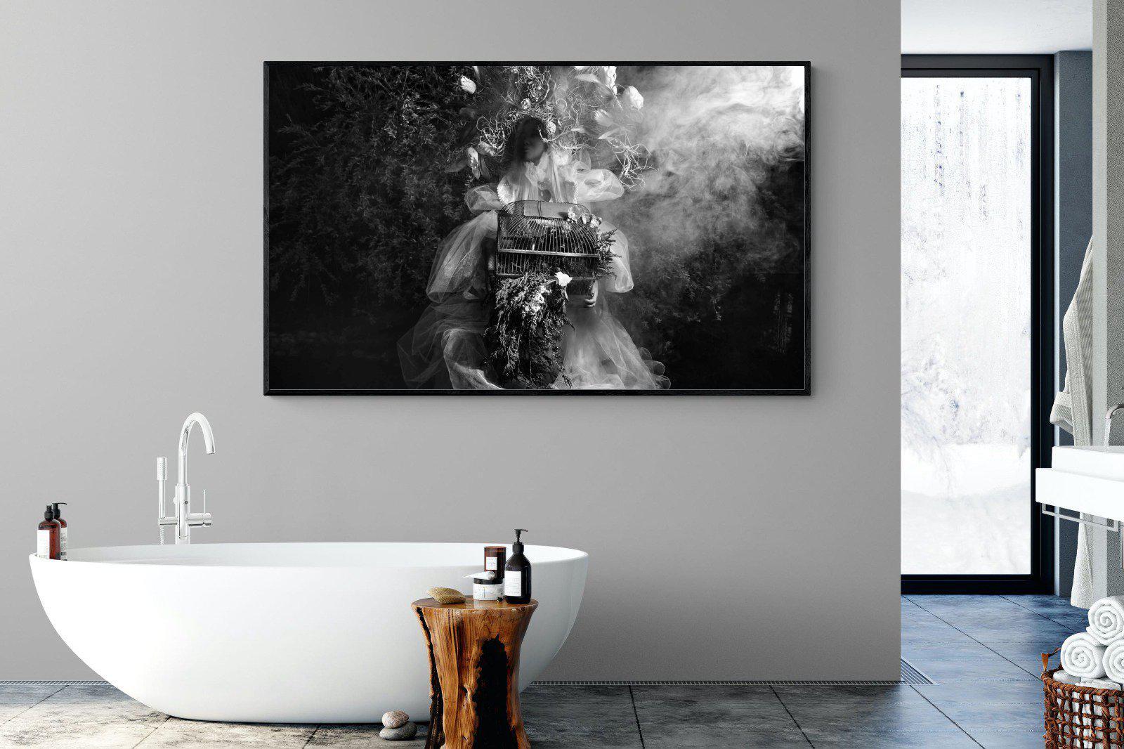 Mother Nature-Wall_Art-180 x 110cm-Mounted Canvas-Black-Pixalot
