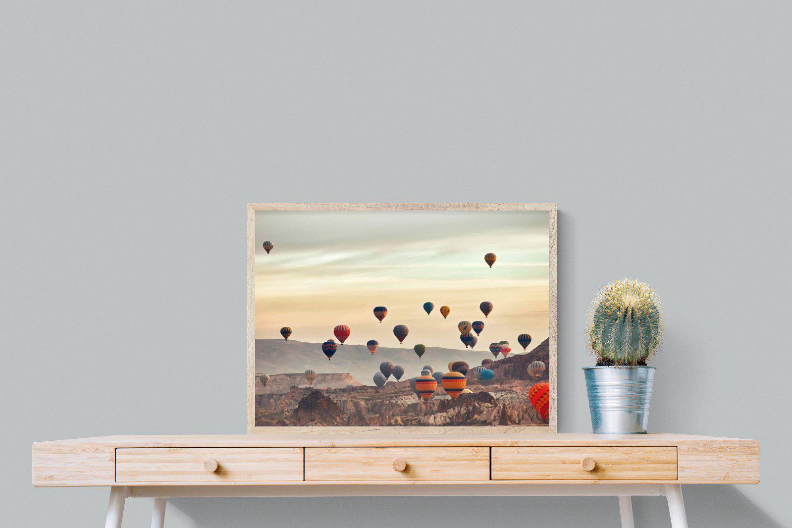Mountain Balloons-Wall_Art-80 x 60cm-Mounted Canvas-Wood-Pixalot