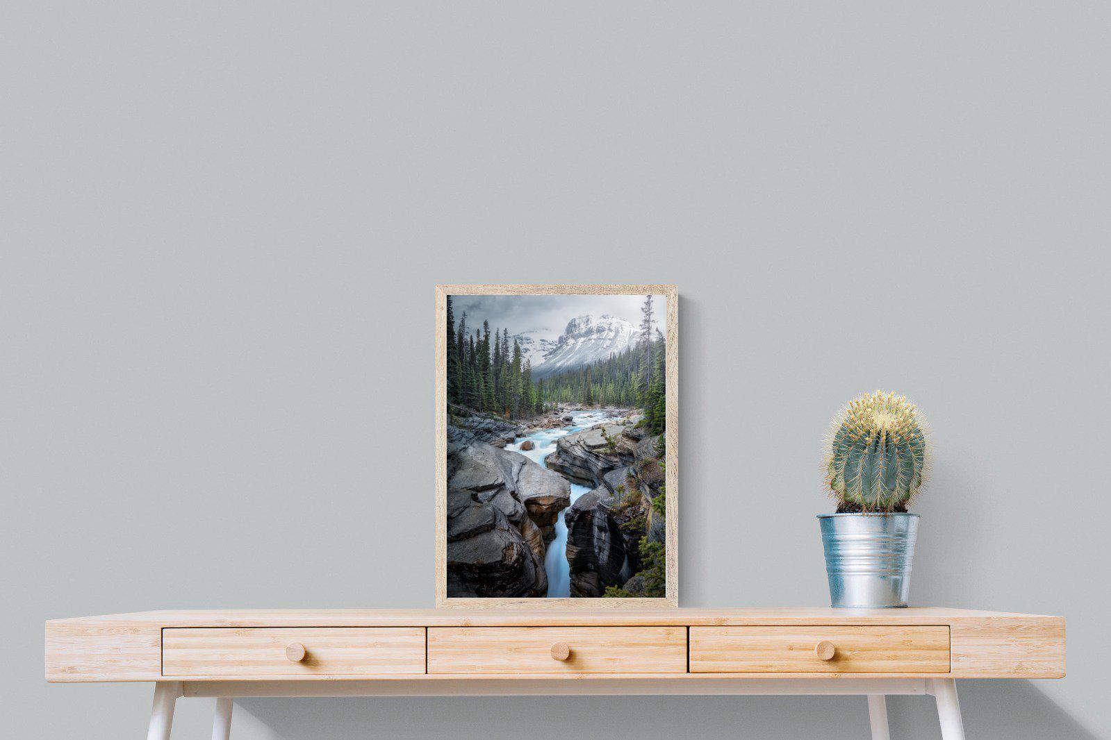 Mountain Stream-Wall_Art-45 x 60cm-Mounted Canvas-Wood-Pixalot