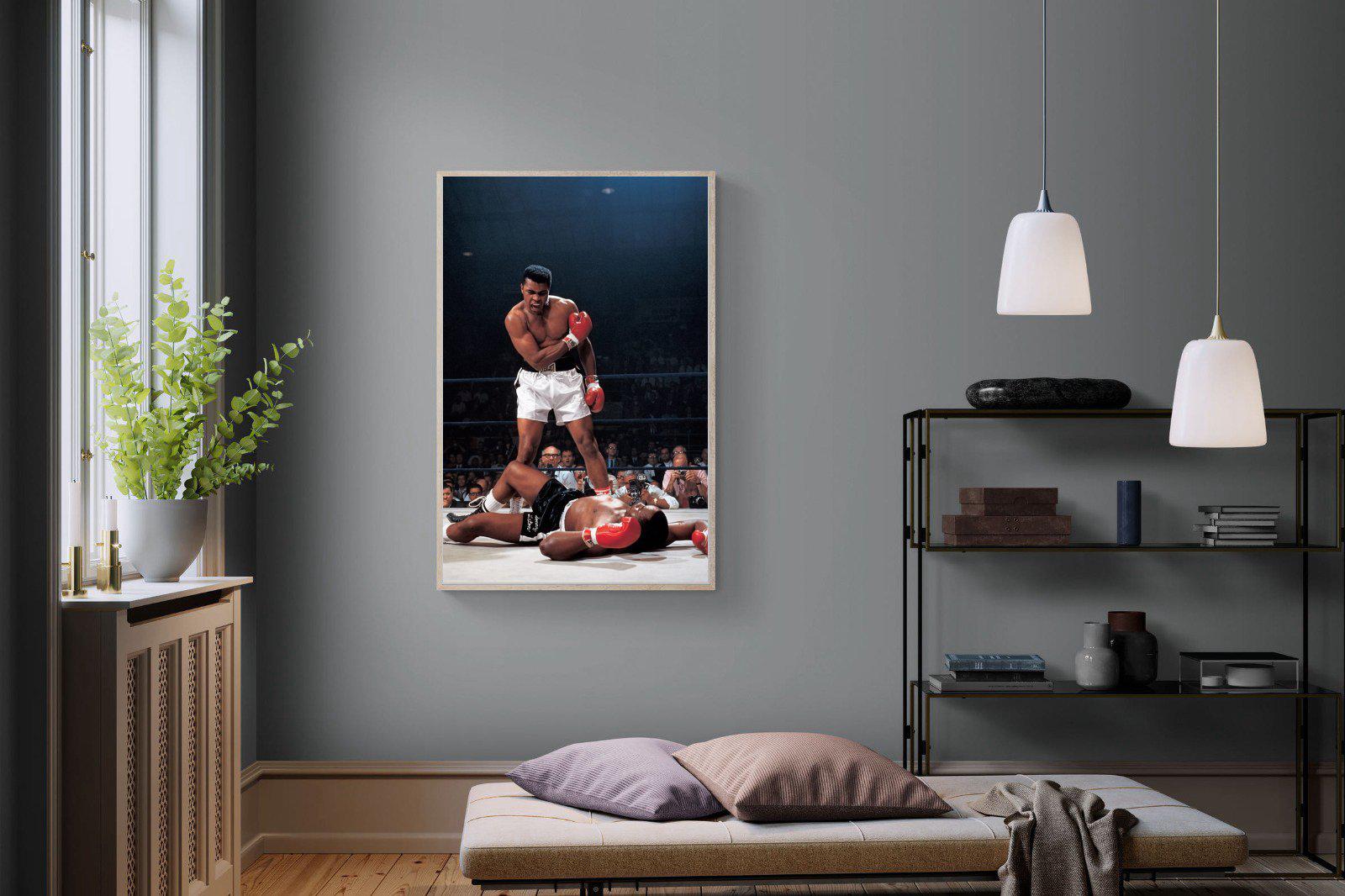 Muhammad Ali-Wall_Art-100 x 150cm-Mounted Canvas-Wood-Pixalot