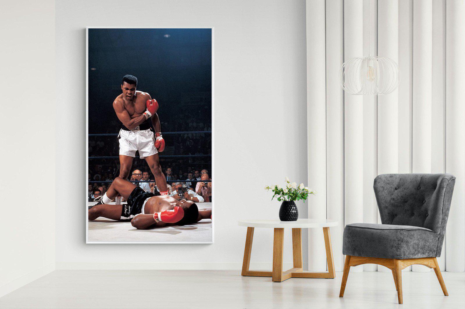 Muhammad Ali-Wall_Art-130 x 220cm-Mounted Canvas-White-Pixalot