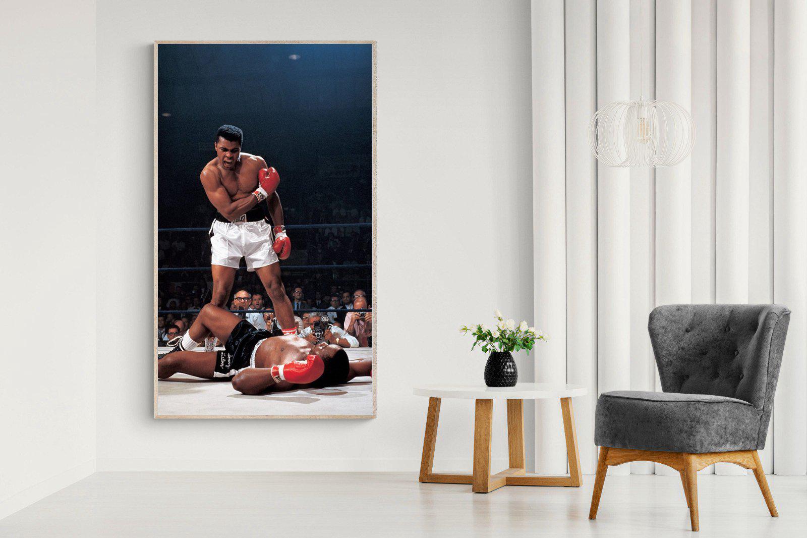 Muhammad Ali-Wall_Art-130 x 220cm-Mounted Canvas-Wood-Pixalot