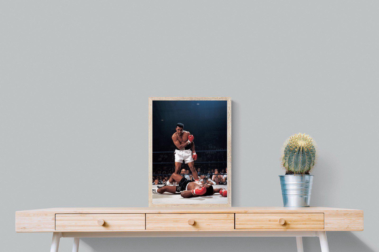 Muhammad Ali-Wall_Art-45 x 60cm-Mounted Canvas-Wood-Pixalot
