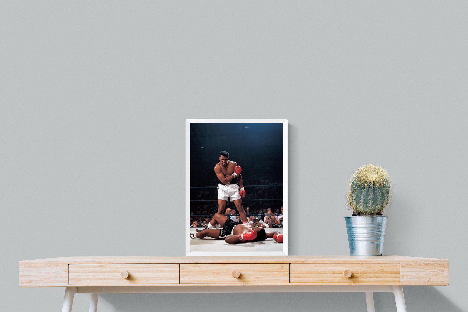Muhammad Ali-Wall_Art-45 x 60cm-Mounted Canvas-White-Pixalot