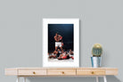 Muhammad Ali-Wall_Art-60 x 80cm-Framed Print-White-Pixalot