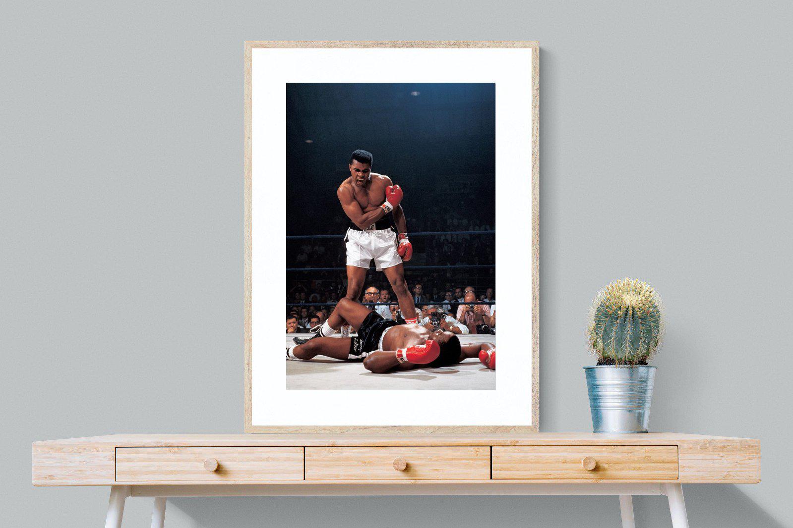 Muhammad Ali-Wall_Art-75 x 100cm-Framed Print-Wood-Pixalot