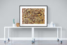 Mural on Indian Red Ground-Wall_Art-120 x 90cm-Framed Print-Black-Pixalot